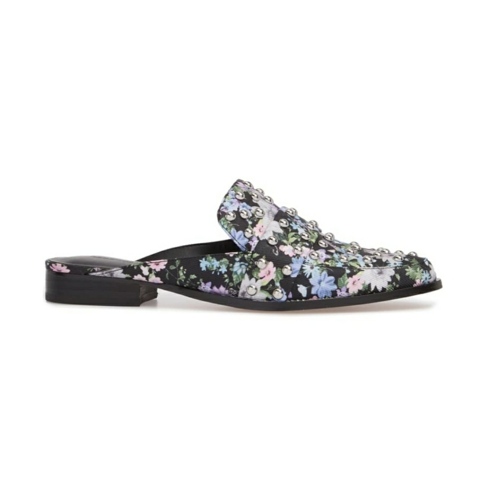 Sassy Studded Rebecca Minkoff Floral Mules - Picture 3 of 15